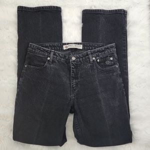 Harley Davidson Women’s Boot Cut High Rise Black Denim Jeans Size 12 L
